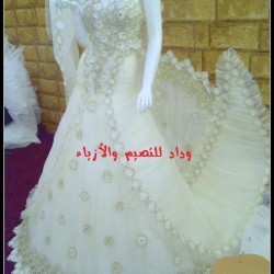 الوداد للتصميم و الأزياء-فستان الزفاف-أبوظبي-3